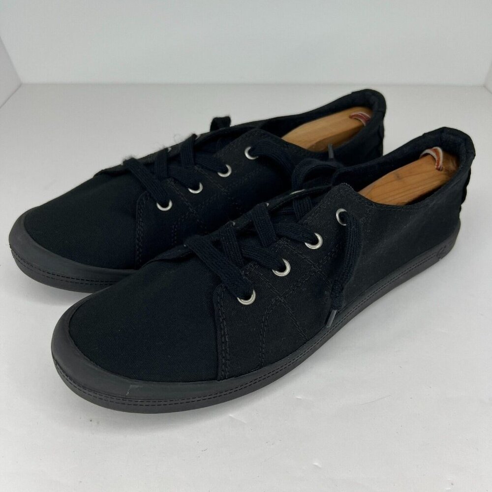 Jellypop Womens Black Dallas Casual Sport Canvas Lace Up Size 12W Sneakers